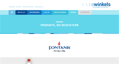 Desktop Screenshot of fontanis.de